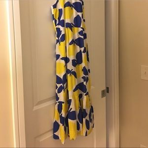 Loft lemon dress size 4